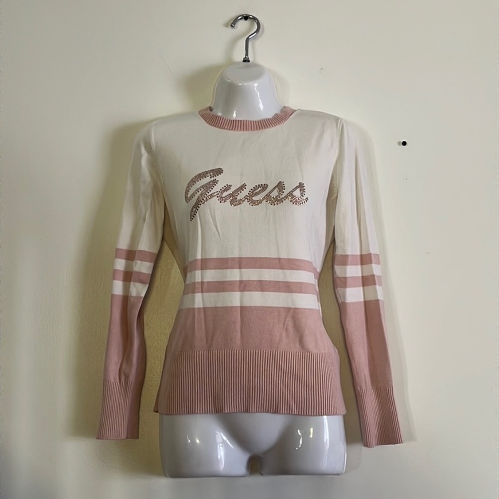 Guess sweater with rhinestones
